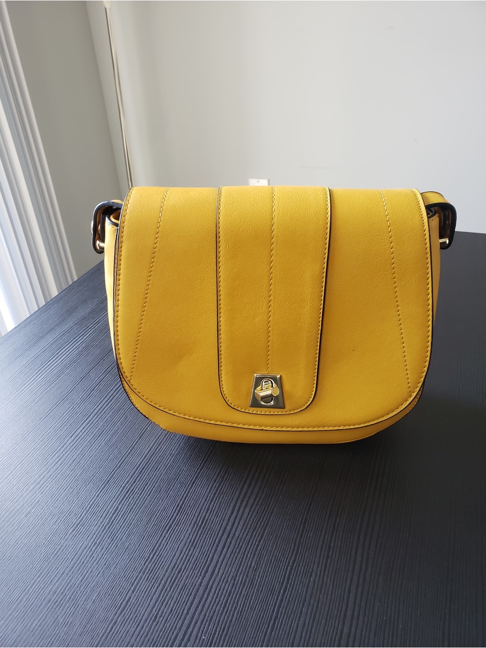 BCBG Mustard Yellow Crossbody Bag